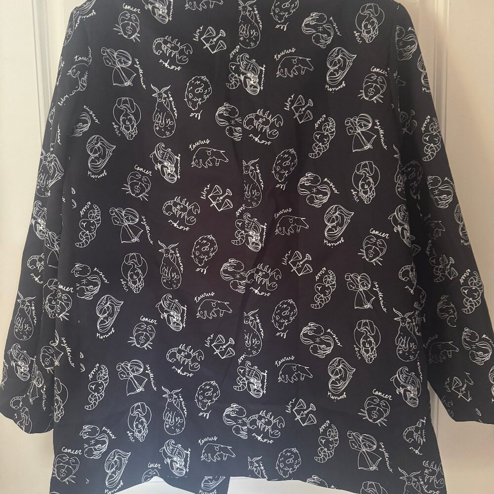 Dressed in Lala Make Me Wanna Lala Boyfriend Blazer in Zodiac - Picture 2 of 6